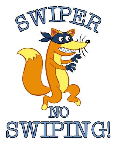 Common rituals may involve Dora's encounters with Swiper, a bipedal, anthropomorphic masked thieving fox whose theft of the possessions of others must be prevented through …